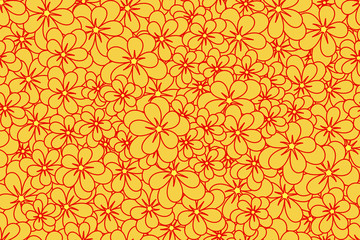 Fototapeta premium Seamless floral pattern