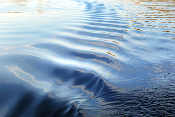 background blurred texture waves on the river