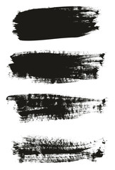 Calligraphy Paint Brush Background High Detail Abstract Vector Background Set 28
