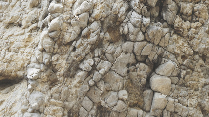 Bumpy rock wall