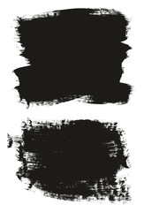 Calligraphy Paint Brush Background High Detail Abstract Vector Background Set 10