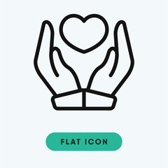  Life insurance vector icon