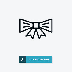 Tie black friday vector icon