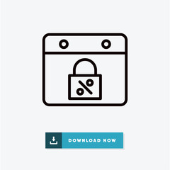 Cyber monday vector icon