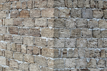 texture of the gray stone wall