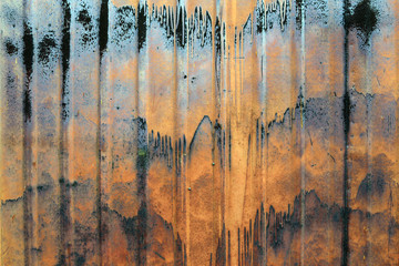 Texture of metal fence