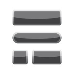 3d technology web buttons. Button for web design