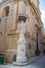 Statue in Mdina
