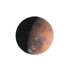 3d rendered illustration of mars