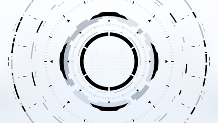 Futuristic Technology Abstract Background. Vector Modern Hi-Tech Wallpaper © CreativeCore