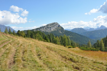 Mountains from monte Pelmo (Dolomites, Italy)
