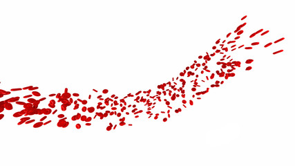 3d rendered medically accurate illustration of human blood cells