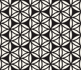 Vector seamless pattern. Modern stylish abstract texture. Repeating geometric tiles