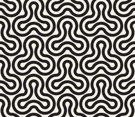 Vector seamless pattern. Modern stylish abstract texture. Repeating geometric tiles