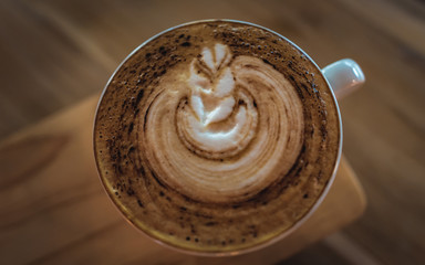 Delicious Aroma Hot Latte Coffee