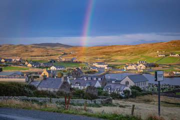 Rainbow on the Shetlands