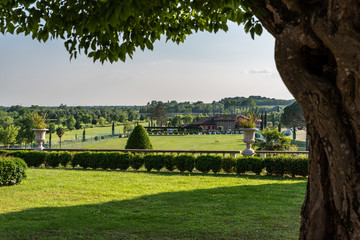 Obraz premium Castle of Spessa and Golf Club