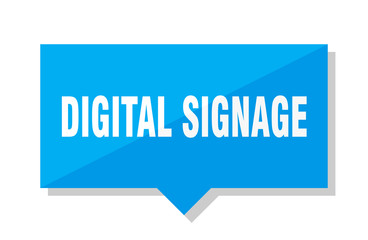digital signage price tag