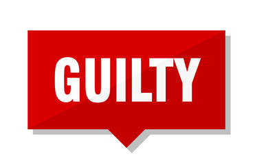guilty red tag