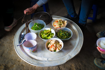 food on lunch in vietnam