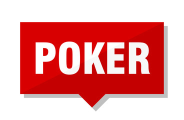 poker red tag