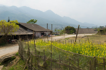 old house in the mountains vietnam