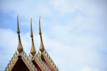 beautiful temple of thailand in south east asia ancient of buddha