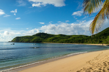 Fototapeta na wymiar tropical beach in french polynesia