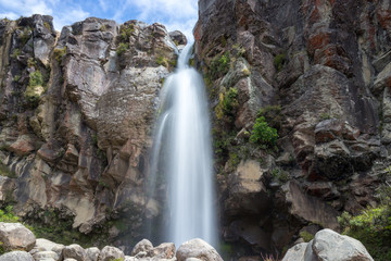 waterfall in the mountain forest