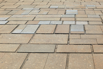 texture of the pavement