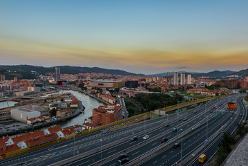 Fototapeta na wymiar Bilbao from Kobetamendi, Basque Country, Spain