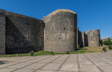 Fototapeta na wymiar Diyarbakir, Turkey - considered the unofficial capital of theTurkish Kurdistan, Diyarbakir is an amazing city with tastes from different cultures, and famous for its Unesco World Heritage walls