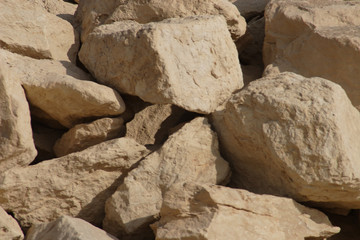 Rock formation near Qarun Lake