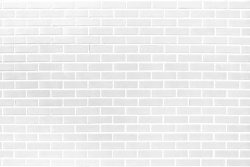 Fototapeta premium Biały ceglany mur tekstura tło materiał budownictwa przemysłowego.