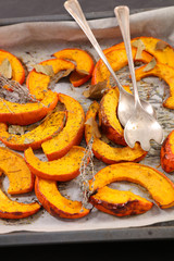 grilled pumpkin slice