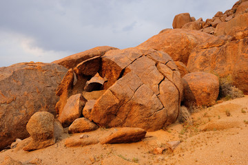 Boulder in the Richtersveld National Park