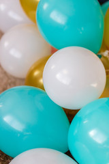 Colorful, elegant balloons