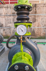 Pressure Gauge water Pump in factory Industrial
