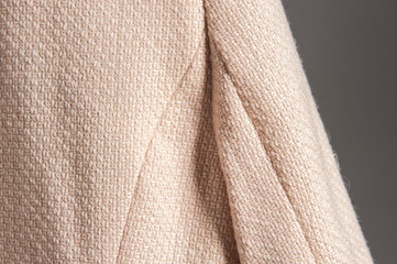 Close-up detail of clothes fabric