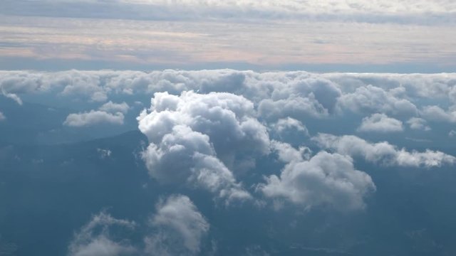 4K・飛行機からの風景