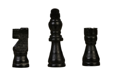 Black chess pieces