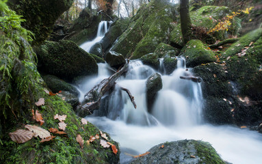 Waterfall In English Lake District - Stock Ghyll Force