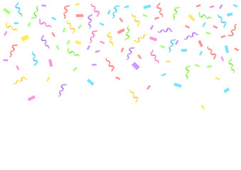 Colorful confetti background