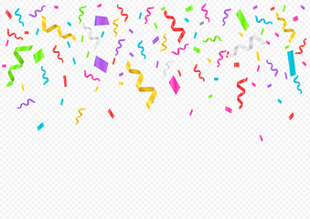 Colorful confetti background