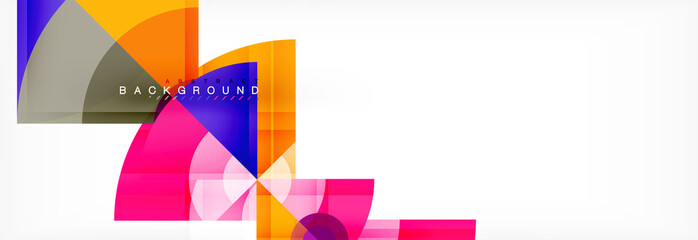 Modern geometric abstract background