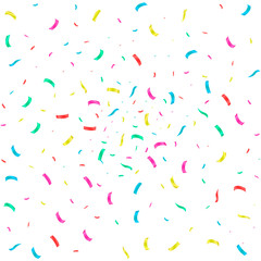 Colorful confetti background
