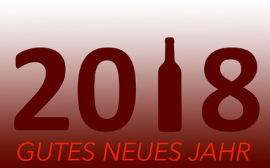 New Year Celebration with wine 2019
