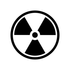 Radiation icon vector