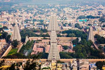 Fototapeta premium Tiruvannamalai city in Tamil Nadu, India