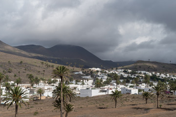 Haria village, Lanzarote Island, Canary